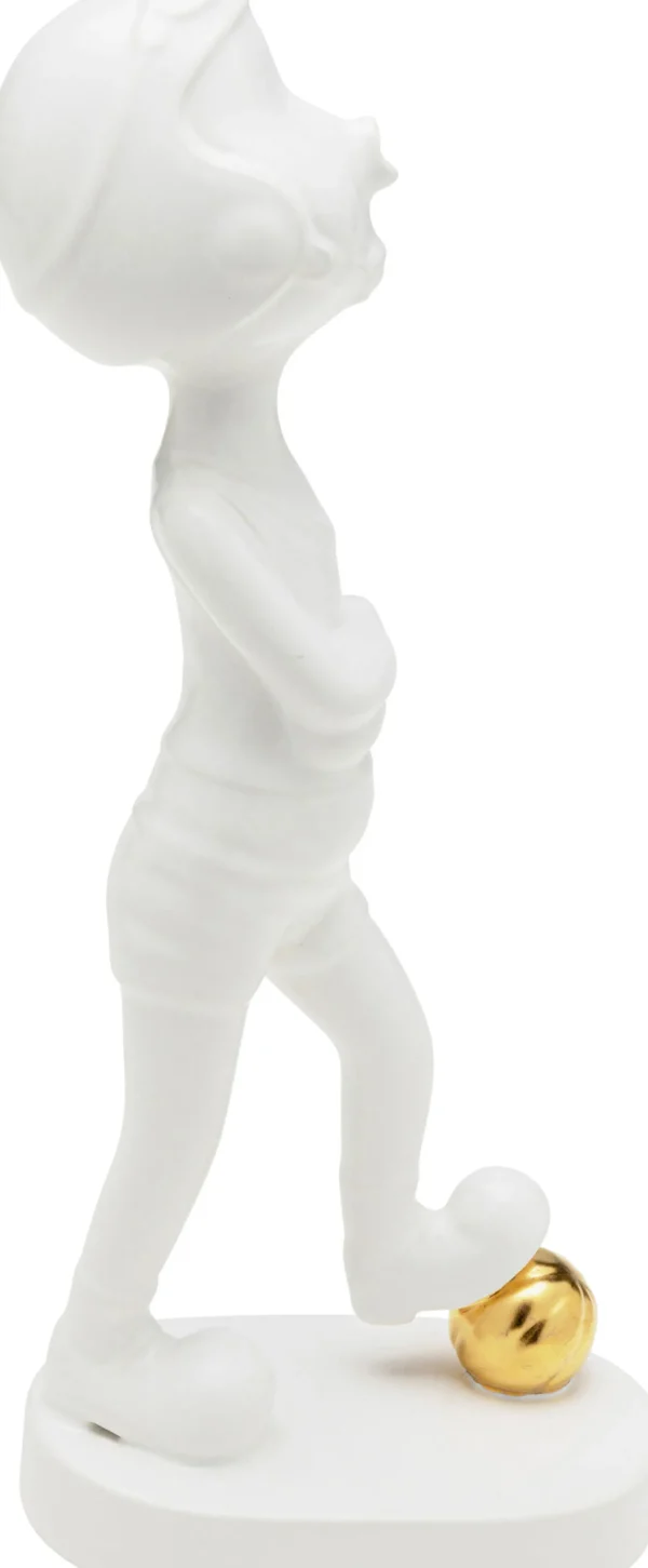 Figura decorativa Ball Girl bianco 29cm - KARE