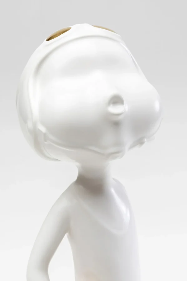Figura decorativa Ball Girl bianco 41cm - KARE