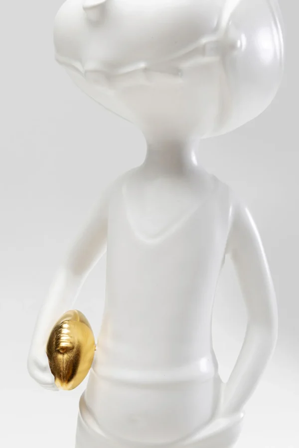Figura decorativa Ball Girl bianco 41cm - KARE
