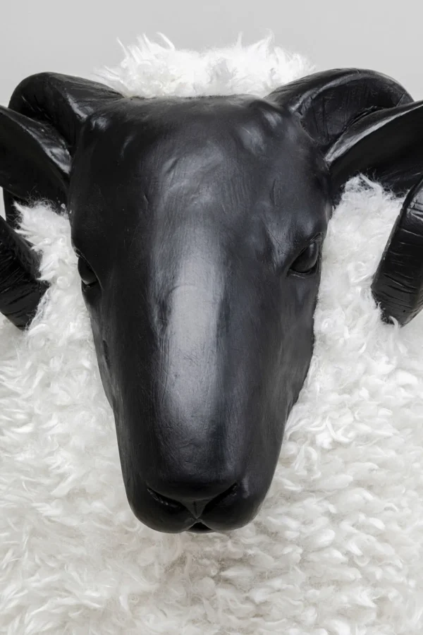Figura decorativa Bathilde Ram bianco 78cm - KARE