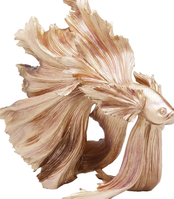 FIGURA DECORATIVA BETTA FISH ORO - KARE