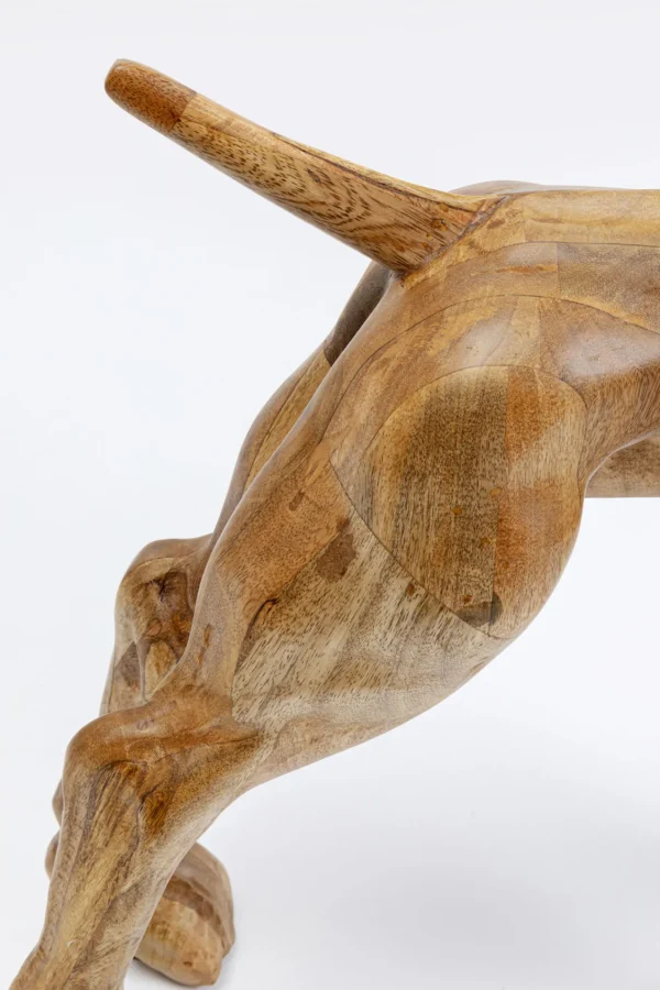 Figura decorativa Bulldog Wood 70x78cm - KARE