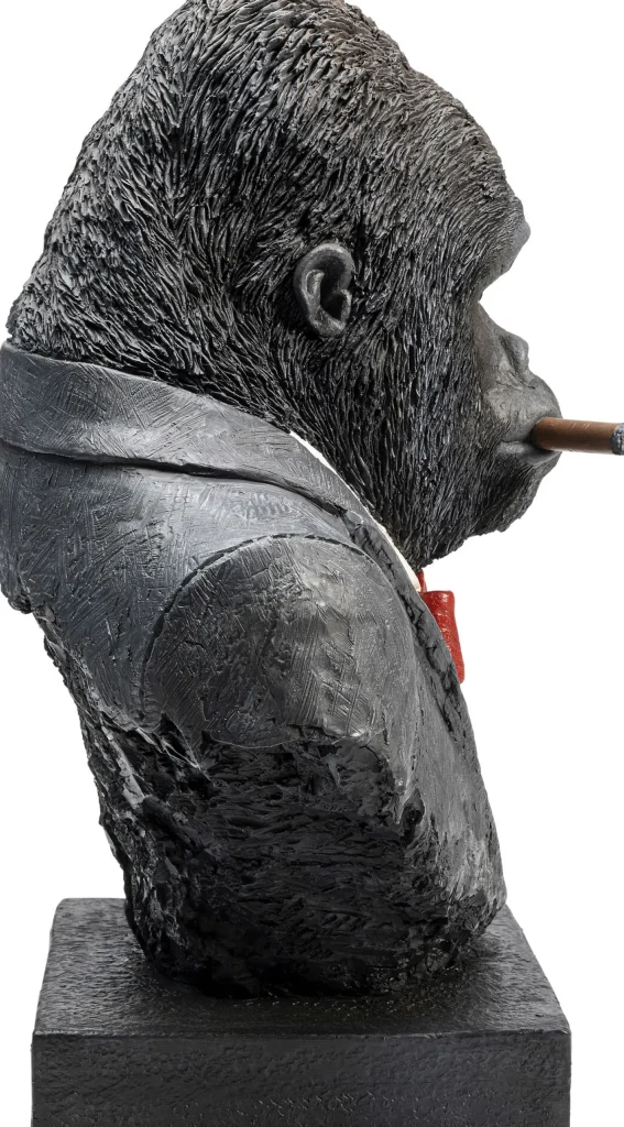 Figura decorativa con forma di gorilla con smoking - KARE