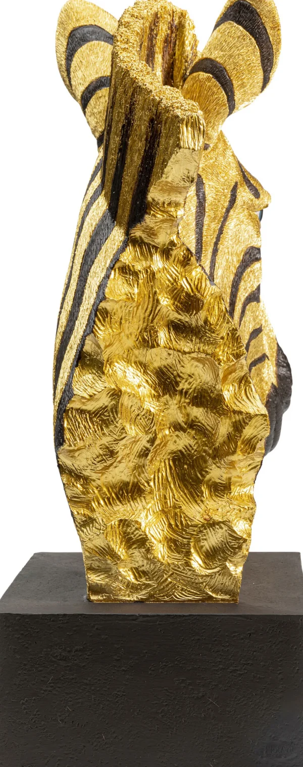 Figura decorativa con forma di testa di zebra - KARE