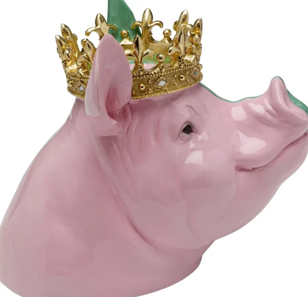 Figura decorativa Crowned Pig 28cm - KARE