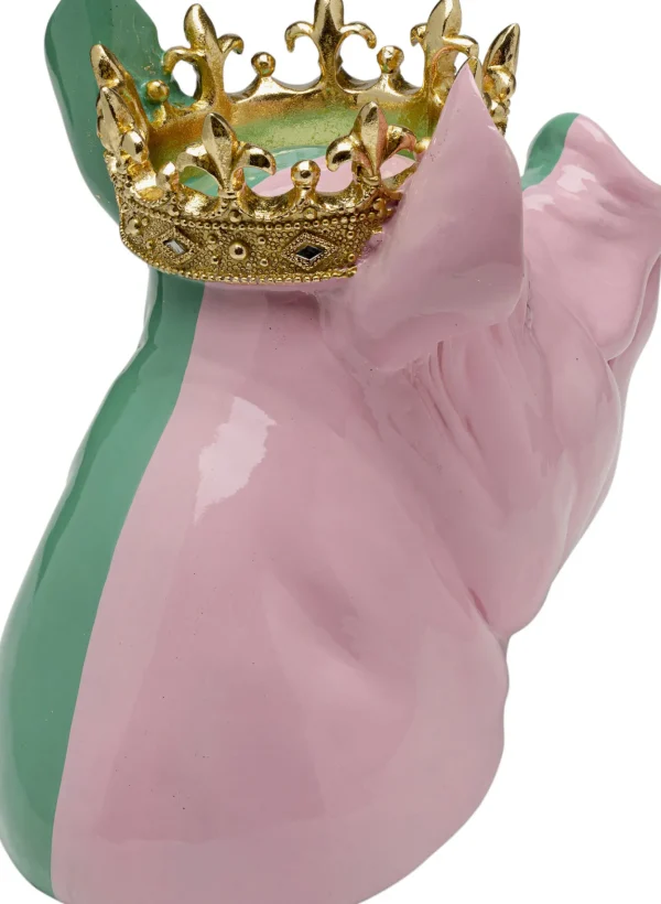Figura decorativa Crowned Pig 28cm - KARE