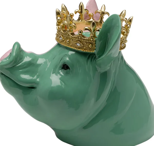 Figura decorativa Crowned Pig 28cm - KARE