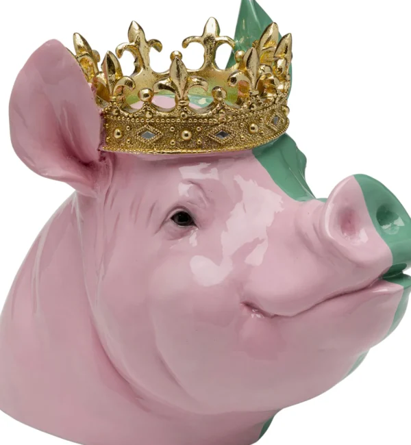 Figura decorativa Crowned Pig 28cm - KARE