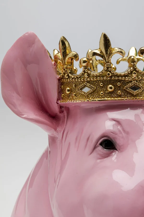 Figura decorativa Crowned Pig 28cm - KARE