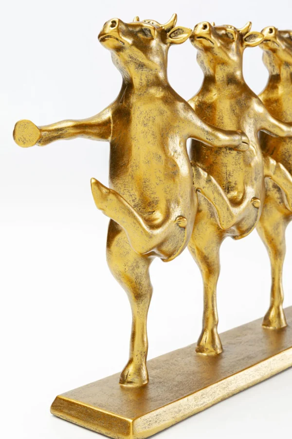 Figura decorativa Dancing Cows Oro 40cm - KARE