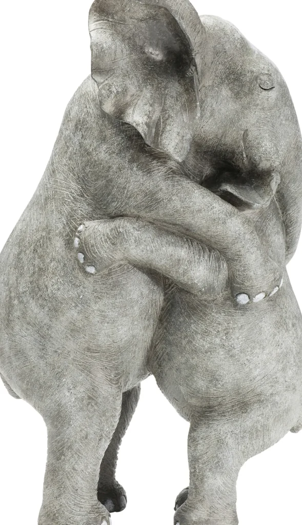 FIGURA DECORATIVA ELEPHANT HUG - KARE