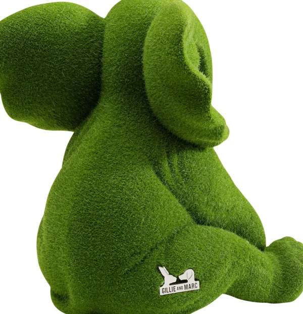 Figura Decorativa Elephant Flock Verde 18cm - KARE