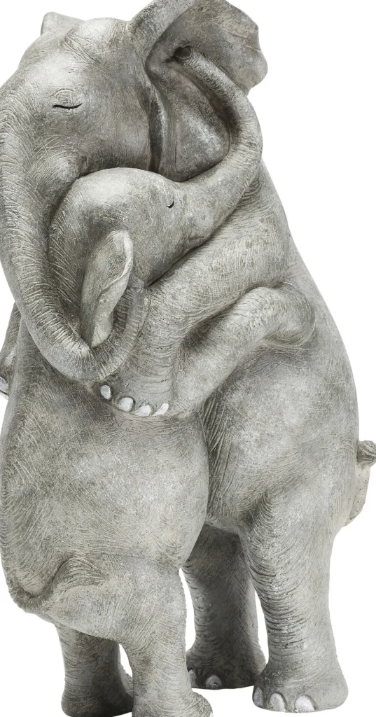 FIGURA DECORATIVA ELEPHANT HUG - KARE