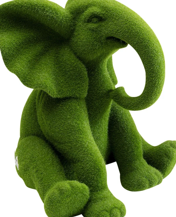 Figura Decorativa Elephant Flock Verde 18cm - KARE
