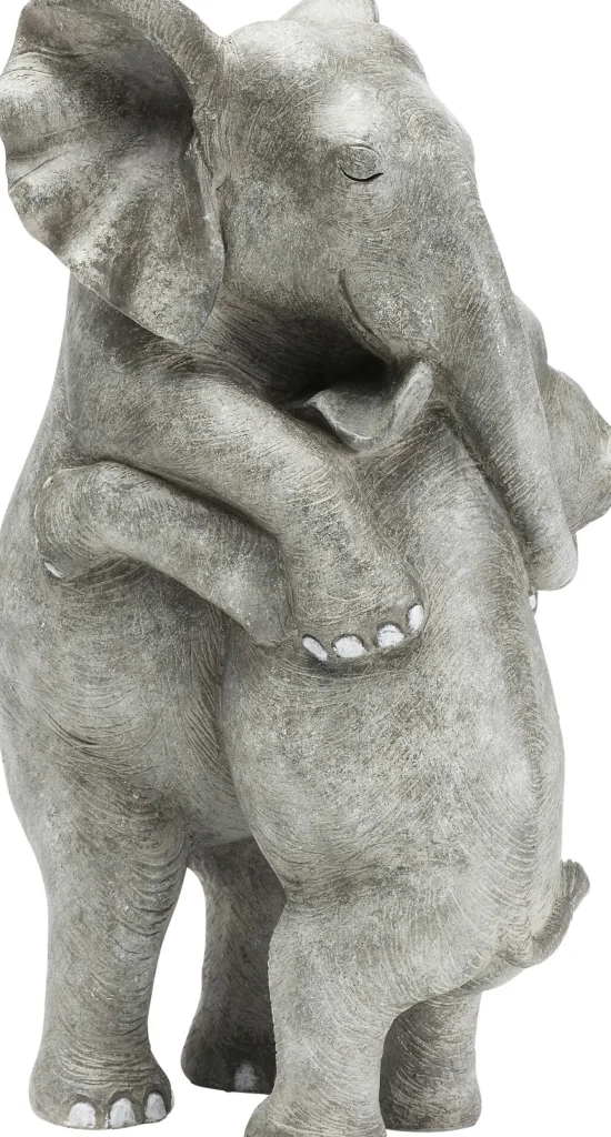 FIGURA DECORATIVA ELEPHANT HUG - KARE