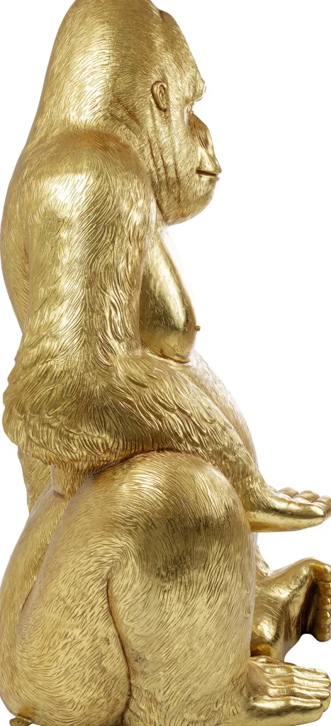 Figura decorativa Gorilla oro XL 180 - KARE
