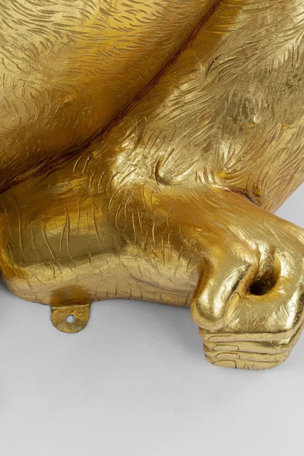 Figura decorativa Gorilla oro XL 180 - KARE