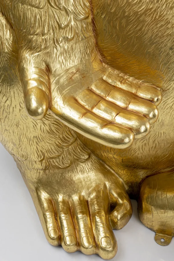 Figura decorativa Gorilla oro XL 180 - KARE