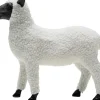 Figura decorativa Happy Sheep Wool bianco 28cm - KARE