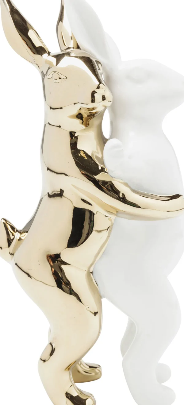 FIGURA DECORATIVA HUGGING RABBITS MEDIO - KARE