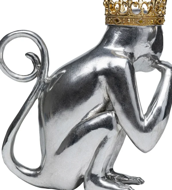Figura decorativa King Lui argento 35cm - KARE