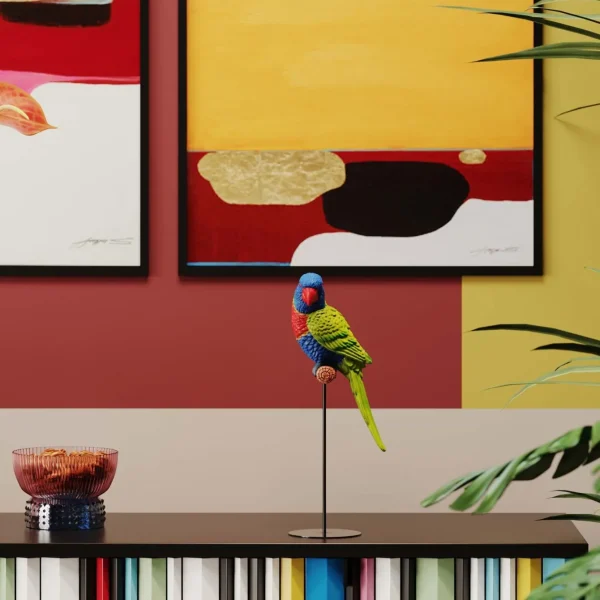 Figura decorativa Parrot verde 36cm - KARE