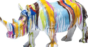 Figura Decorativa Rhino Colore 26cm - KARE