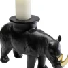 Figura decorativa Rhino Nero 41cm - KARE