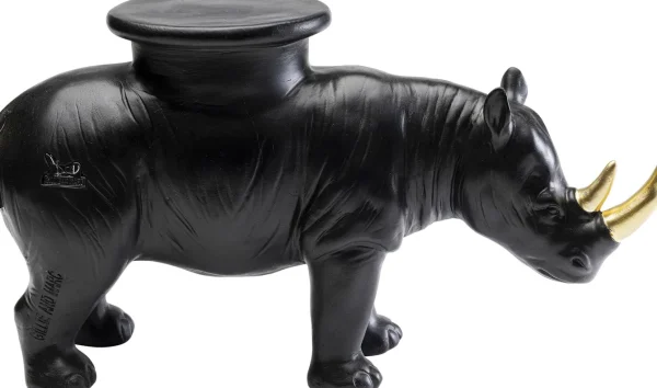 Figura decorativa Rhino Nero 41cm - KARE