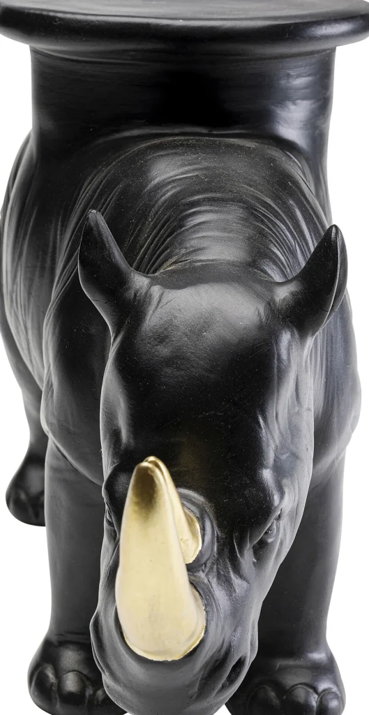 Figura decorativa Rhino Nero 41cm - KARE