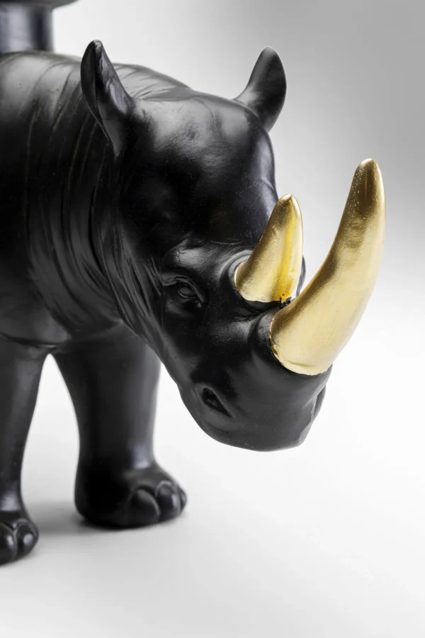 Figura decorativa Rhino Nero 41cm - KARE