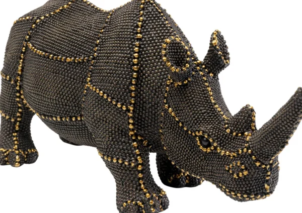 Figura decorativa Rhino Rivets Pearls 26cm - KARE