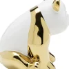 FIGURA DECORATIVA SITTING PANDA ORO 18CM - KARE