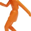 Figura decorativa Skating Astronaut arancione 33cm - KARE