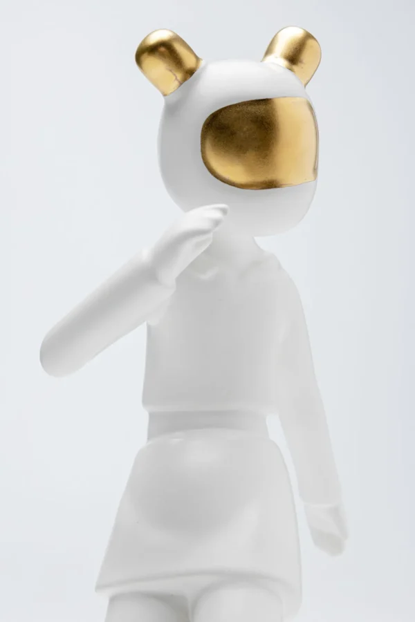 Figura decorativa Skating Astronaut bianco 33cm - KARE