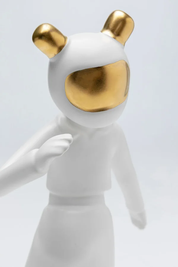 Figura decorativa Skating Astronaut bianco 33cm - KARE