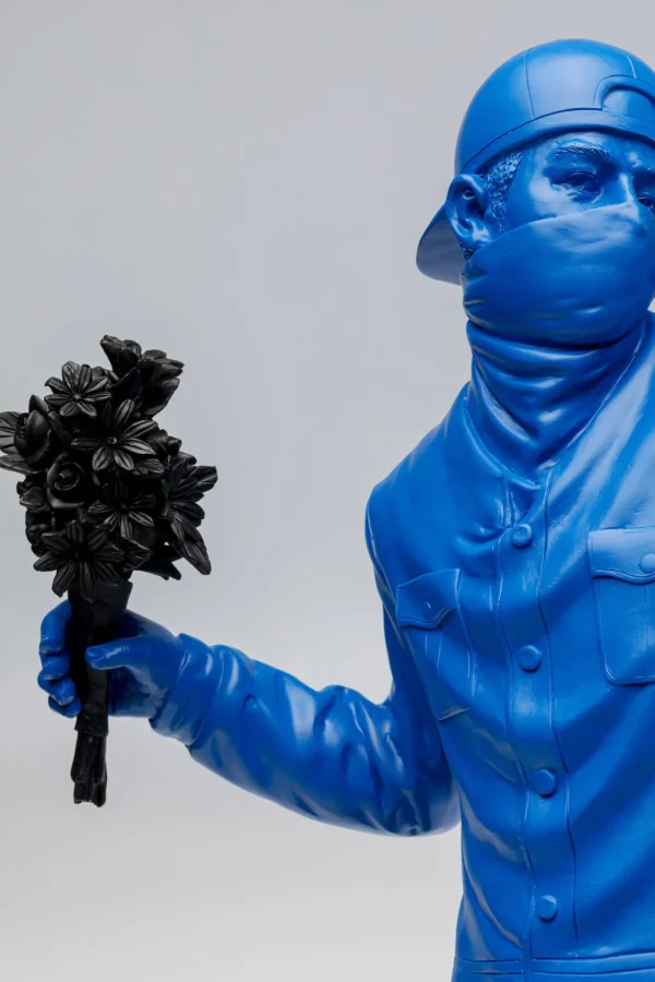 Figura decorativa Street Art Bouquet Blu 67cm - KARE