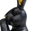 Figura decorativa Sweet Rabbit nero 23cm - KARE