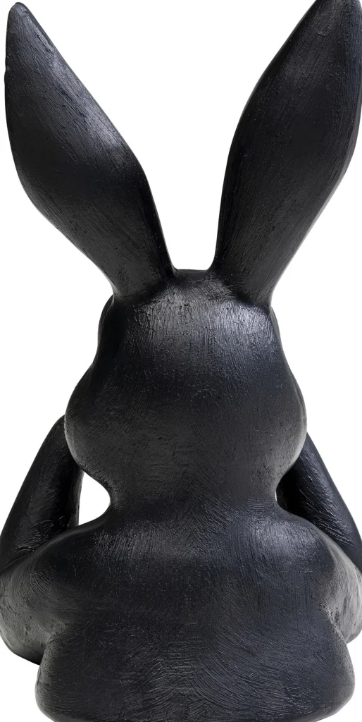 Figura decorativa Sweet Rabbit nero 23cm - KARE