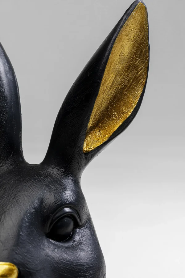 Figura decorativa Sweet Rabbit nero 23cm - KARE