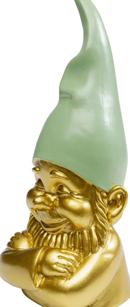 Figura decorativa Zwerg oro verde 21cm - KARE