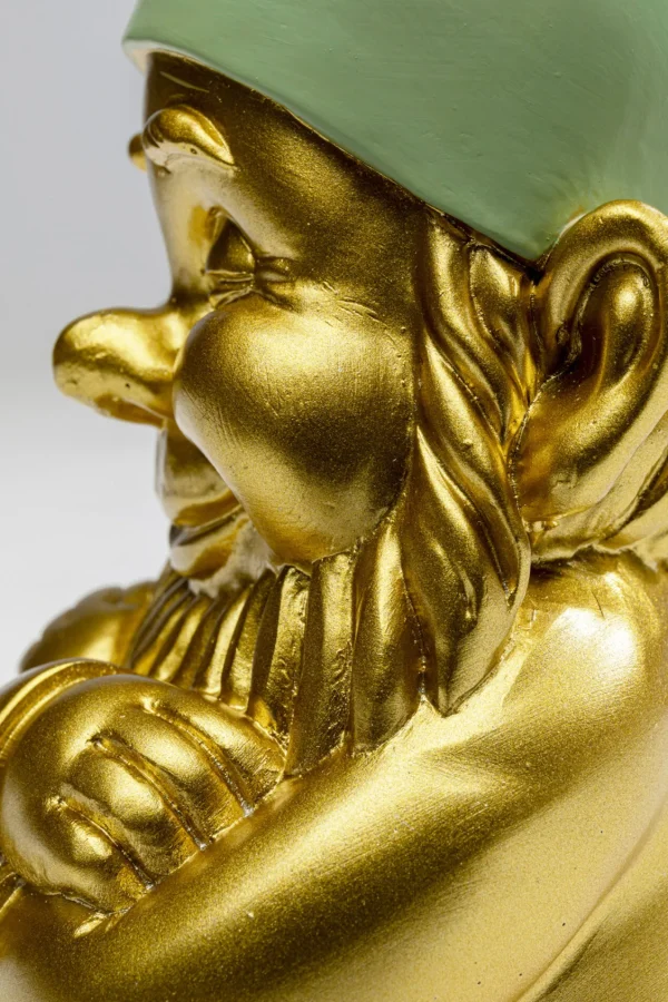 Figura decorativa Zwerg oro verde 21cm - KARE