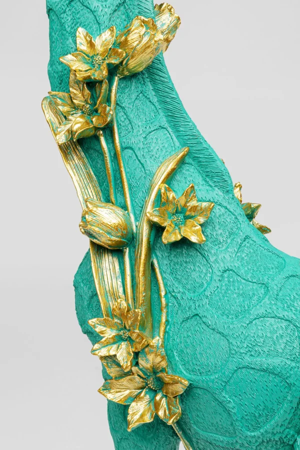 Figurina decorativa Flower Giraffe verde 76cm - KARE
