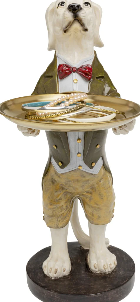 Figurina decorativa Gentleman Dog Tray 43cm - KARE