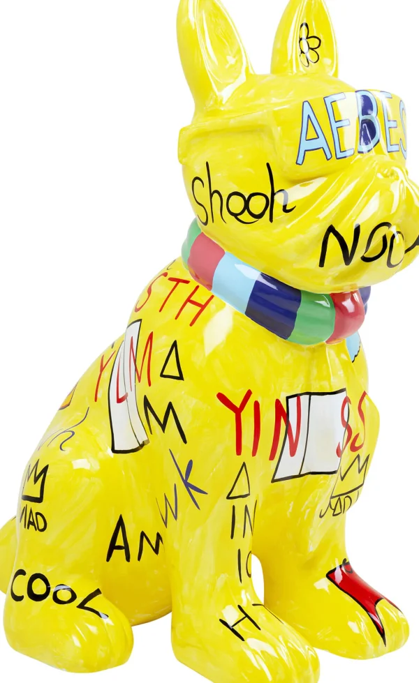 Figurina decorativa Graffiti Dog giallo 122cm - KARE