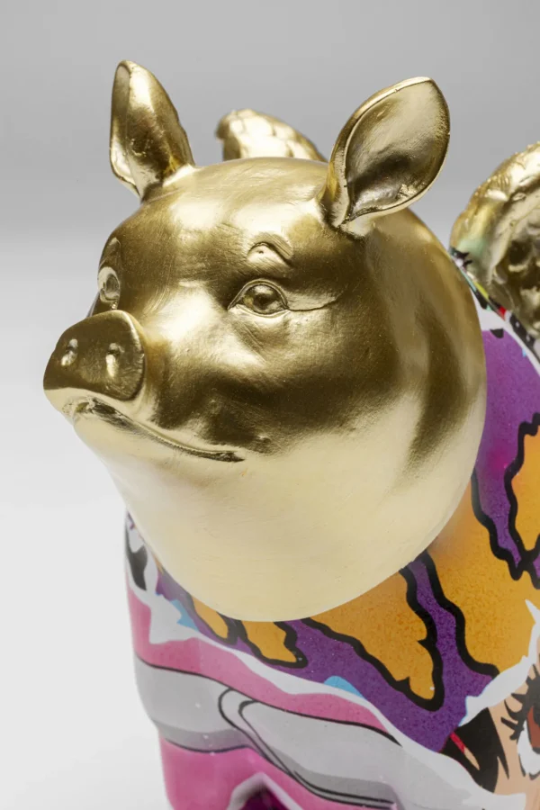 Figurina decorativa Graffiti Flying Pig 16cm - KARE
