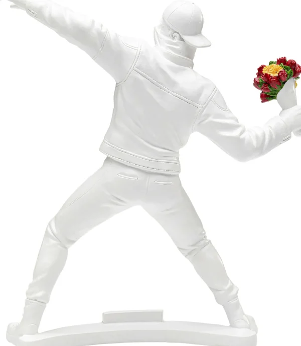 Figurina decorativa Street Art Bouquet Bianco 27cm - KARE