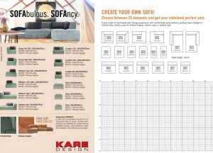 INFINITY ELEMENTS POUF 80 GRIGIO - KARE