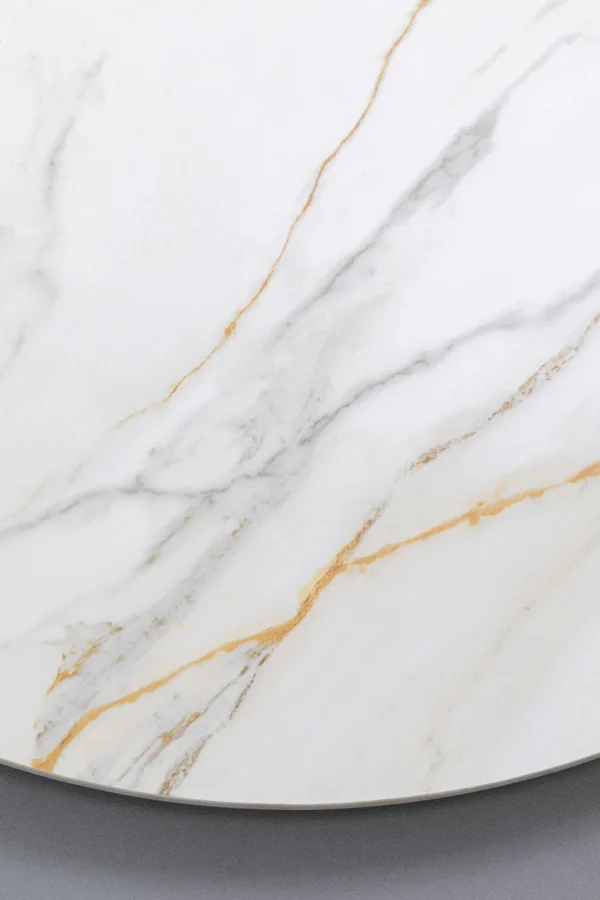 Invito tavolo rotondo ceramica Bianco Ø90cm - KARE