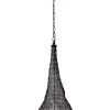 Lampada a sospensione / Lampadario "Cocoon Black" nero Ø89cm - KARE